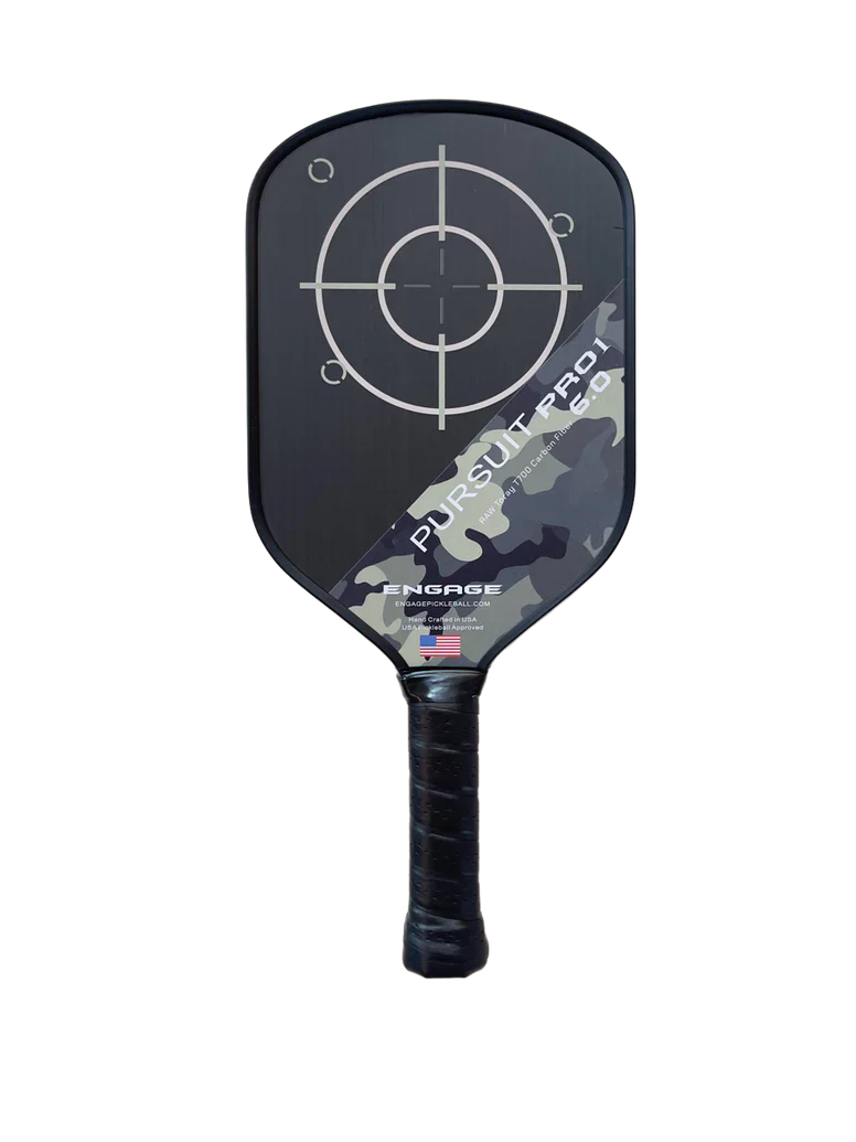 Engage Pickleball Pursuit Pro1 6.0 Power Series | Raw T700 Carbon Fiber