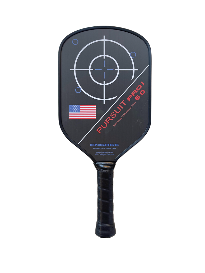 Engage Pickleball Pursuit Pro1 6.0 Power Series | Raw T700 Carbon Fiber