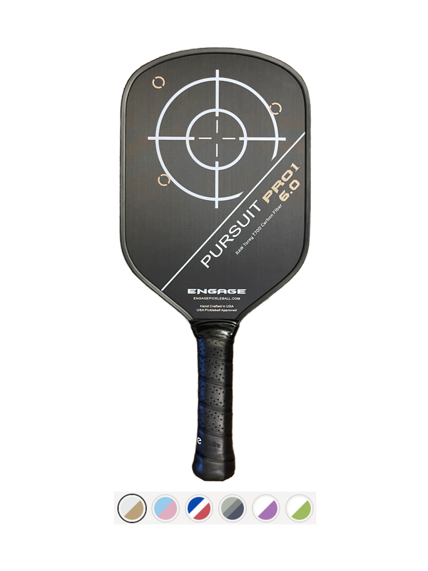 Engage Pickleball Pursuit Pro1 6.0 Power Series | Raw T700 Carbon Fiber