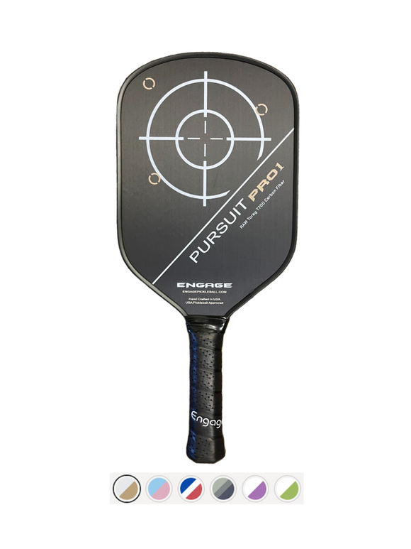 Engage Pickleball Pursuit Pro1 Power Series | Raw T700 Carbon Fiber