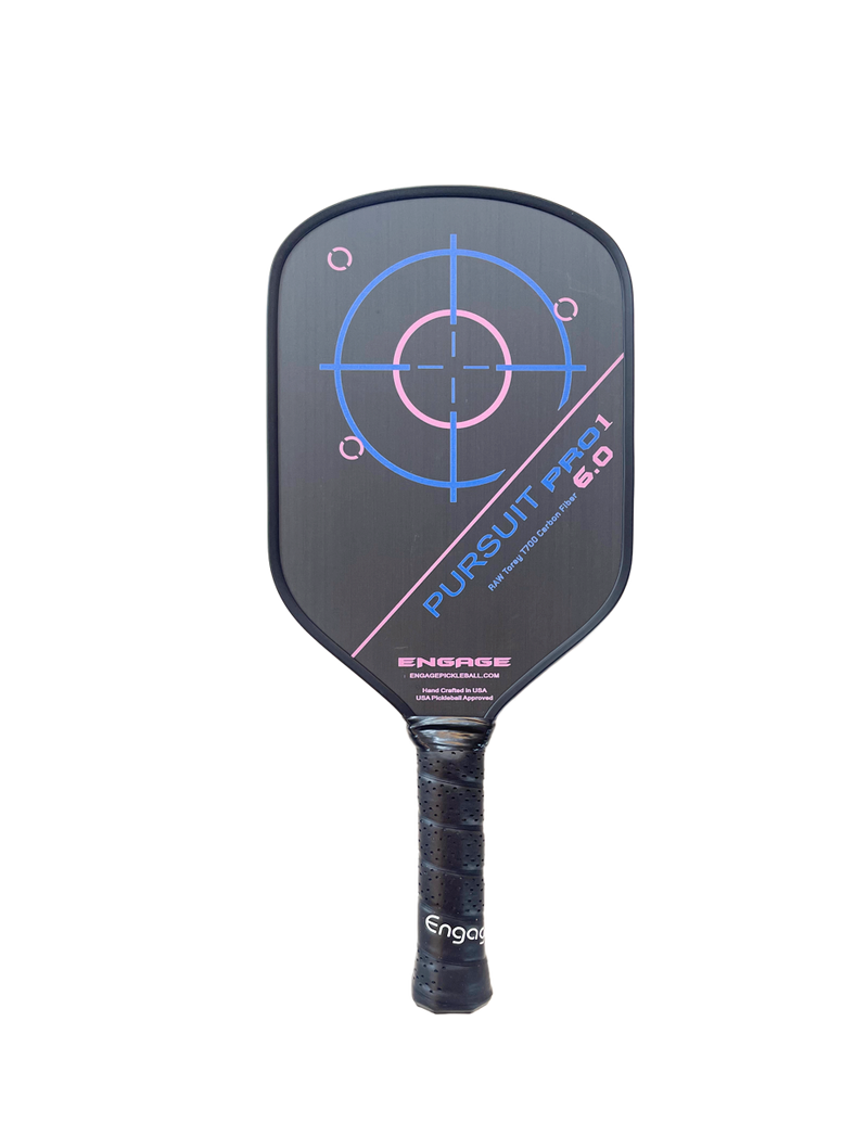 Engage Pickleball Pursuit Pro1 6.0 Power Series | Raw T700 Carbon Fiber