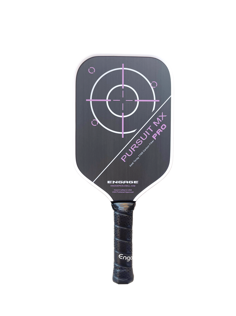 Engage Pickleball Pursuit Pro MX - Raw T700 Carbon Fiber - Elongated