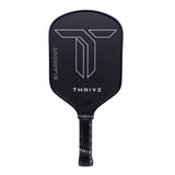 Thrive Blackout 16mm (POWER SERIES) Pickleball Paddle - Includes head cover, lead weights, key chain, and weight card