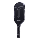 Thrive Blackout 16mm (POWER SERIES) Pickleball Paddle - Includes head cover, lead weights, key chain, and weight card