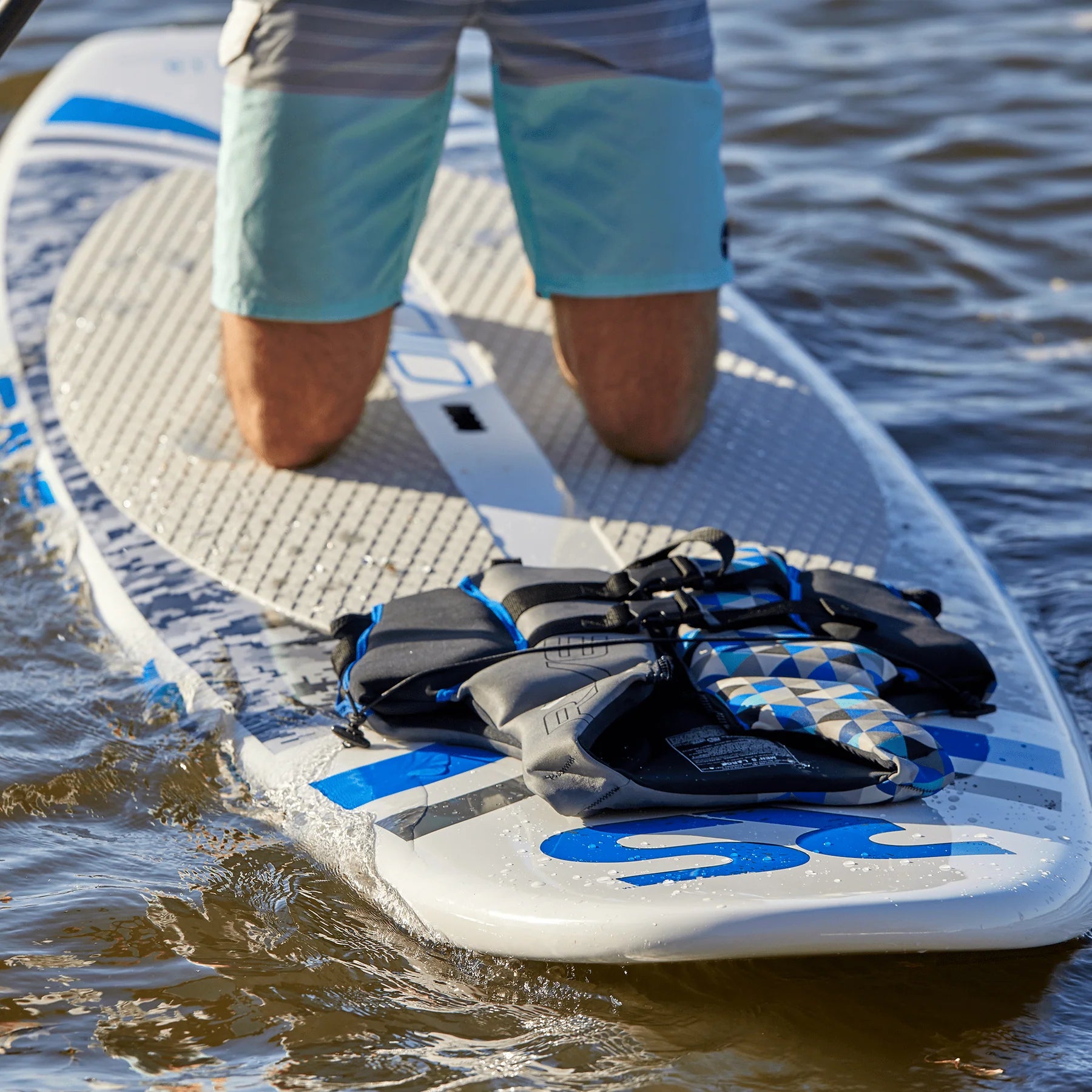 Rave Sports Camo Blue Shoreline Stand-Up Paddle Board