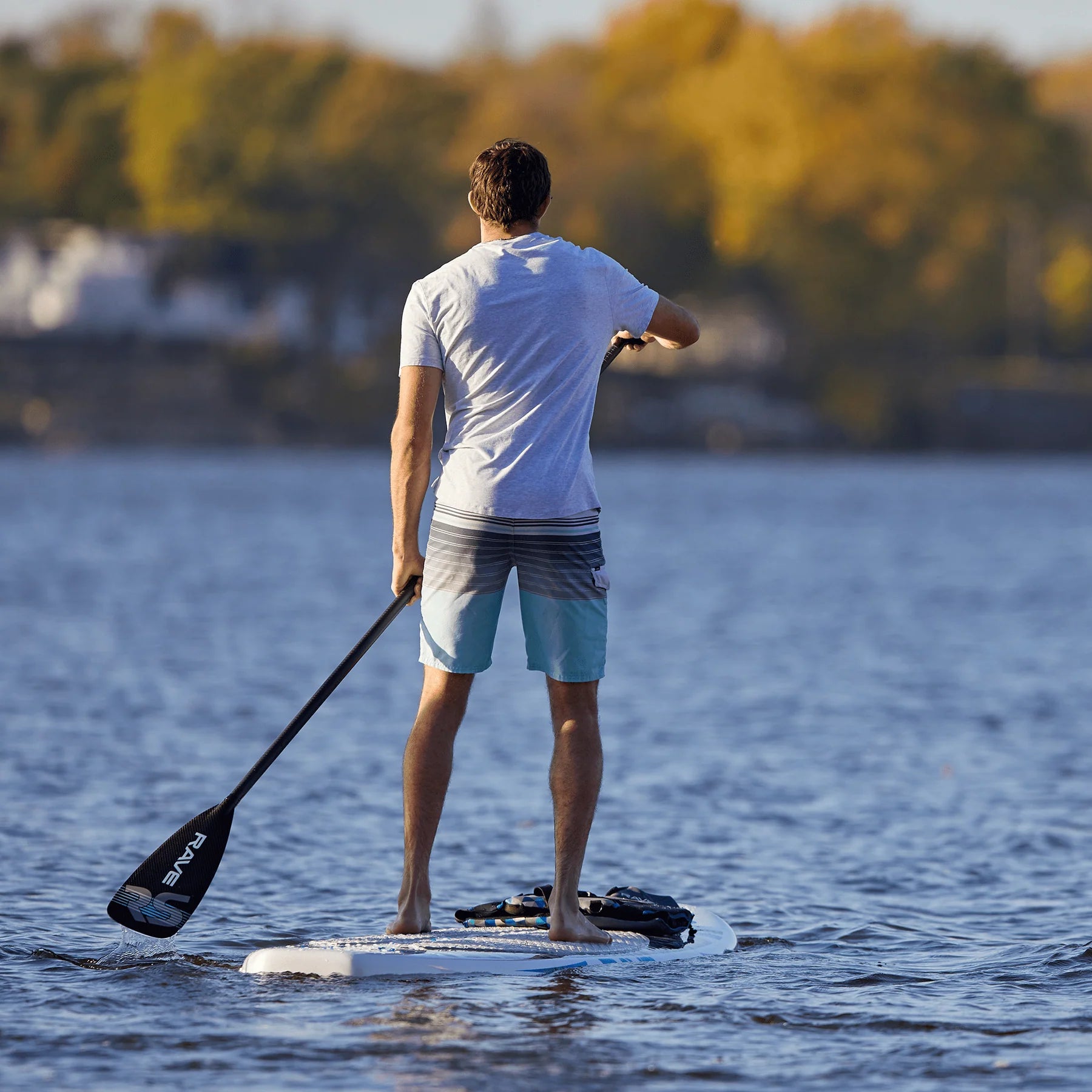 Rave Sports Camo Blue Shoreline Stand-Up Paddle Board