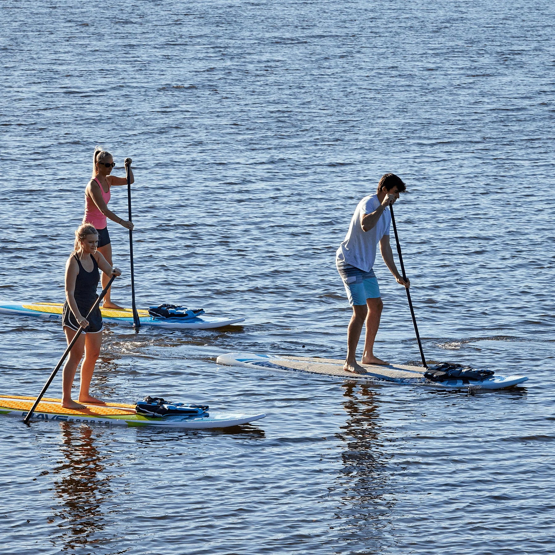 Rave Sports Camo Blue Shoreline Stand-Up Paddle Board