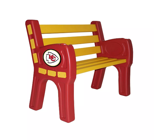 Imperial Kansas City Chiefs Park Bench