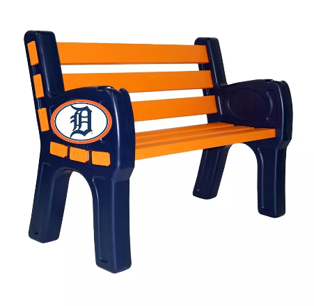 Imperial Detroit Tigers Park Bench