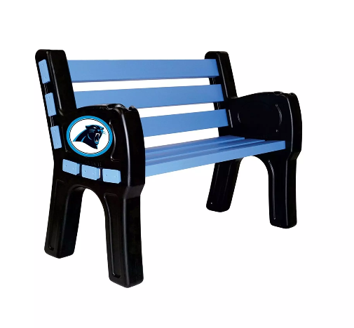 Imperial Carolina Panthers Park Bench