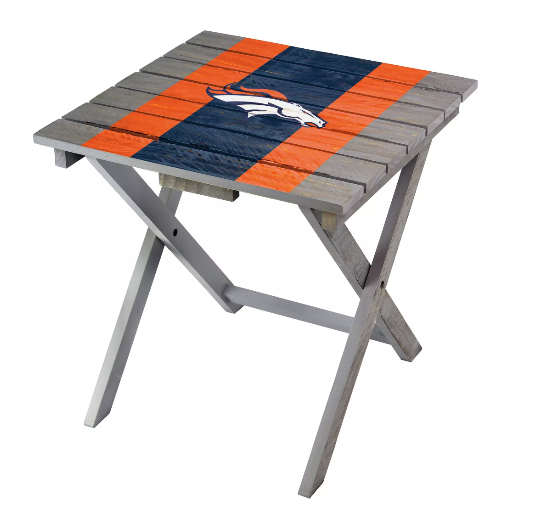 Imperial Denver Broncos Folding Adirondack Table