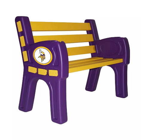 Imperial Minnesota Vikings Park Bench