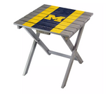 Imperial University of Michigan Folding Adirondack Table