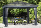 Gazebo Penguin Venus 10′ x 12' with Metal Roof /Gray