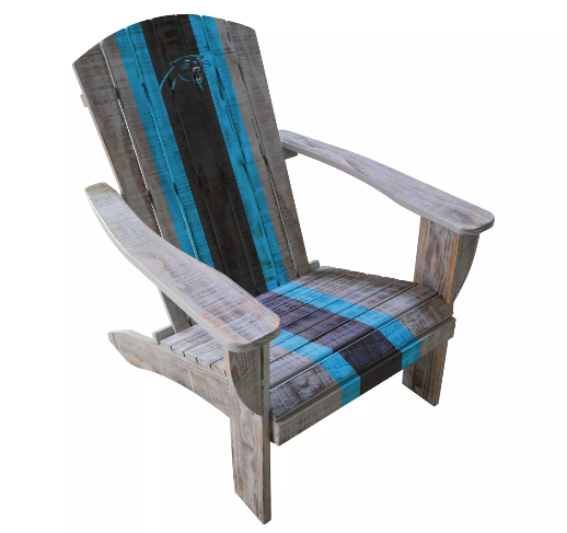 Imperial Carolina Panthers Wood Adirondack Chair