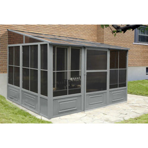 Gazebo Penguin Florence Add-A-Room 10' x 12' /Gray