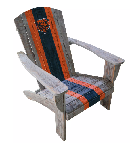 Imperial Chicago Bears Wood Adirondack Chair