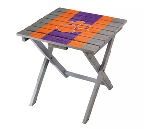 Imperial Clemson University Folding Adirondack Table