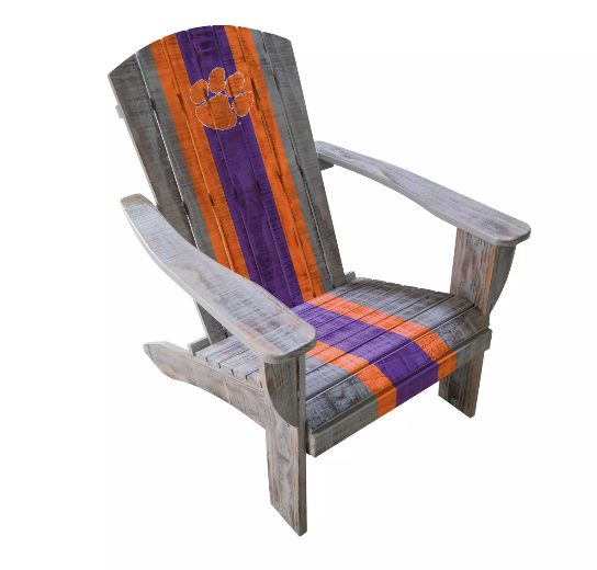 Imperial Clemson University Wood Adirondack Chair