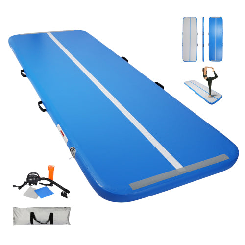 B2B 10' Inflatable Gymnastics Blue Track 4