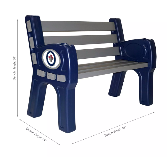 Imperial Winnipeg Jets Park Bench