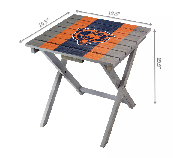 Imperial Chicago Bears Folding Adirondack Table