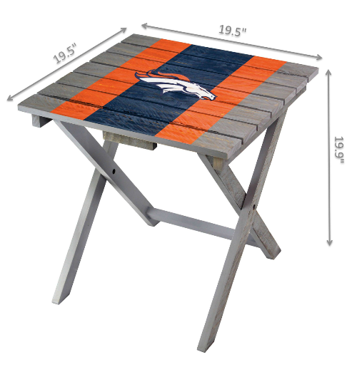 Imperial Denver Broncos Folding Adirondack Table