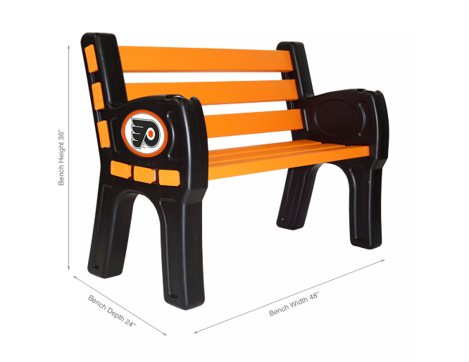 Imperial Philadelphia Flyers Park Bench