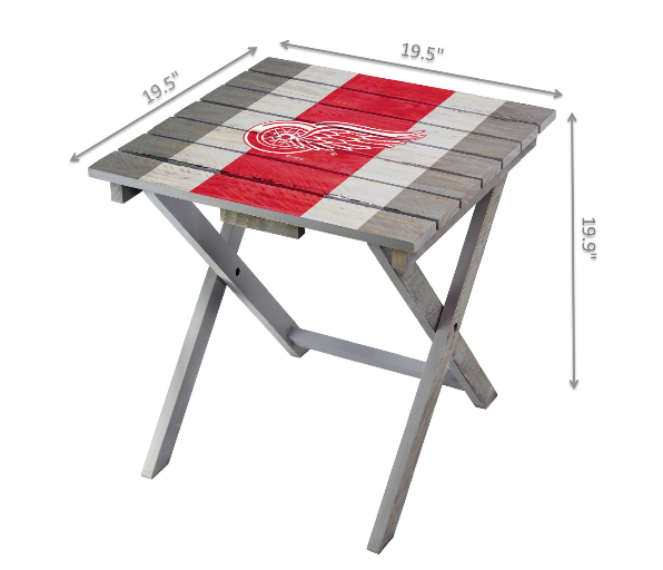 Imperial Detroit Red Wings Folding Adirondack Table