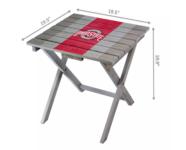 Imperial Ohio State Folding Adirondack Table