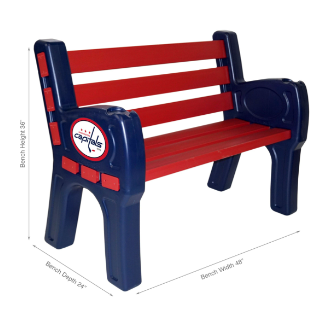 Imperial Washington Capitals Park Bench