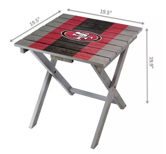 Imperial San Francisco 49ers Folding Adirondack Table