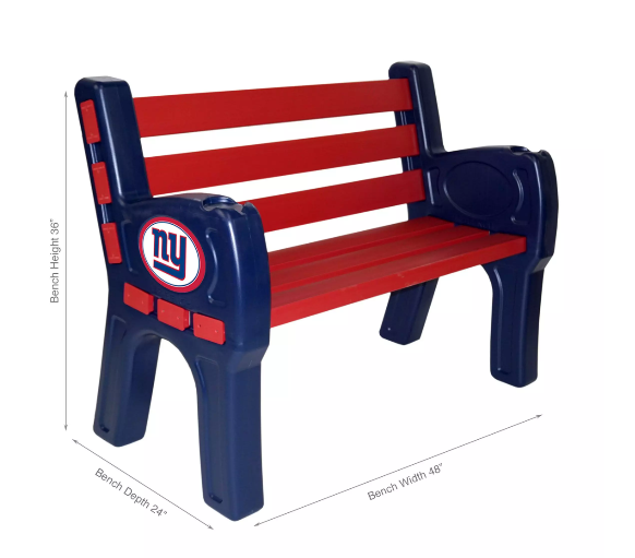 Imperial New York Giants Park Bench