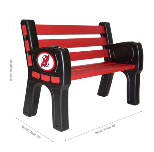 Imperial New Jersey Devils Park Bench