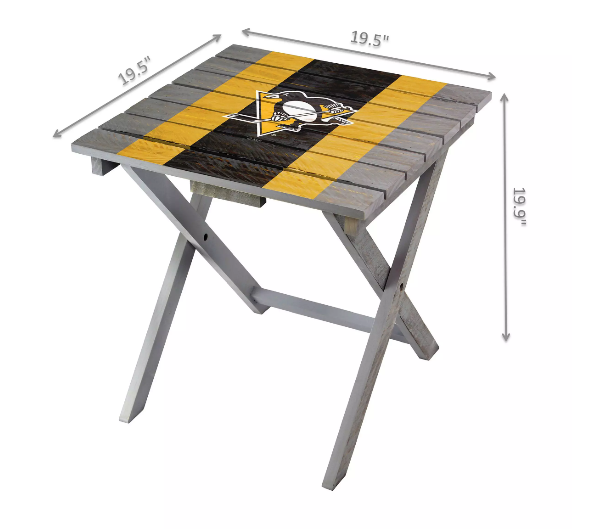 Imperial Pittsburgh Penguins Folding Adirondack Table