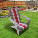 Imperial University Of Nebraska Wood Adirondack Chair