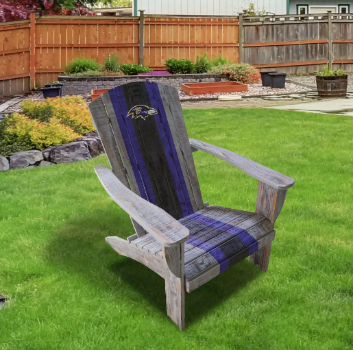 Imperial Baltimore Ravens Wood Adirondack Chair