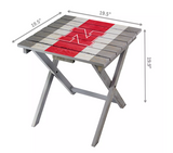 Imperial University of Nebraska Folding Adirondack Table