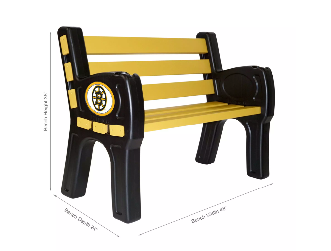 Imperial Boston Bruins Park Bench