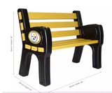 Imperial Pittsburgh Steelers Park Bench