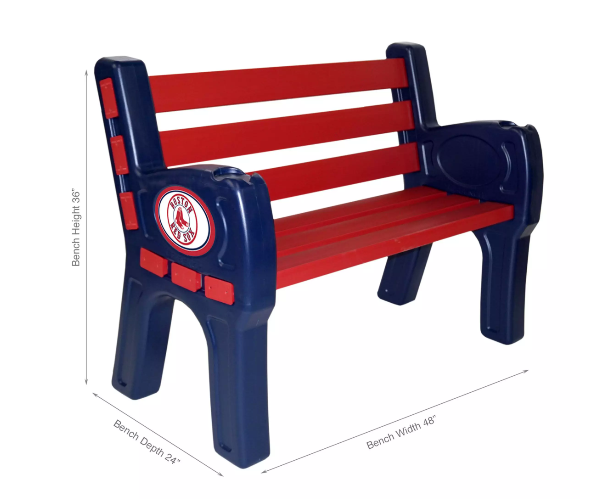 Imperial Boston Red Sox Park Bench