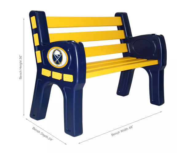 Imperial Buffalo Sabres Park Bench