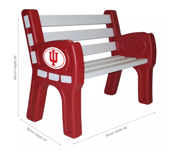 Imperial Indiana University Park Bench