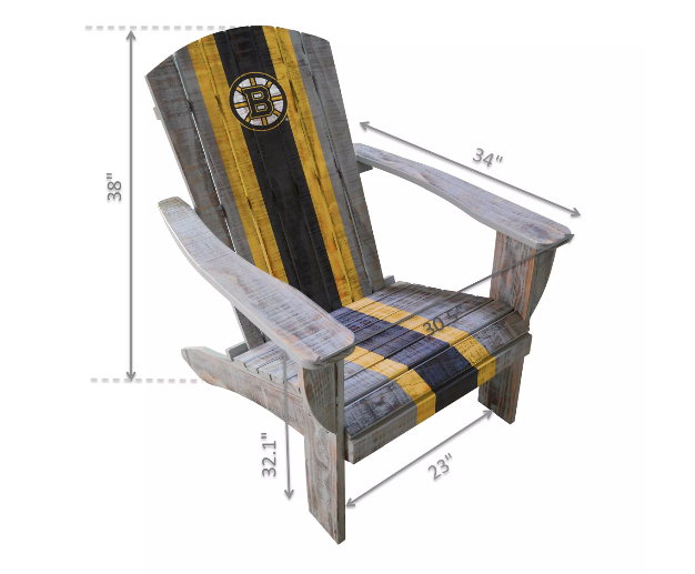 Imperial Boston Bruins Wood Adirondack Chair