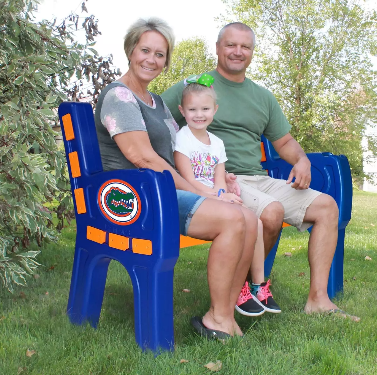 Imperial University Of Florida Park Bench