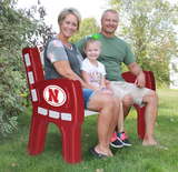 Imperial University Of Nebraska Park Bench