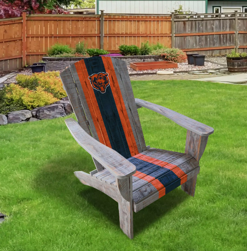 Imperial Chicago Bears Wood Adirondack Chair