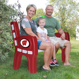 Imperial University Of Wisconsin Park Bench