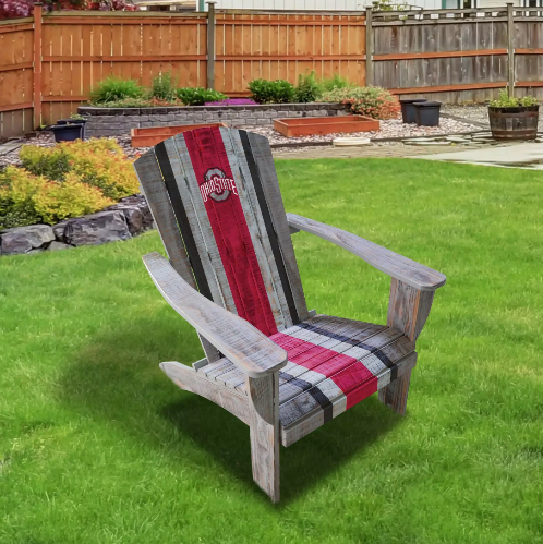 Imperial Ohio State Wood Adirondack Chair