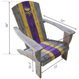 Imperial Minnesota Vikings Wood Adirondack Chair